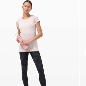 Lululemon Swiftly Tech Feather Pink Top - Size 10